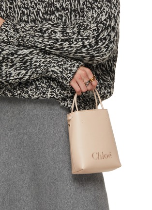 Front View - Click To Enlarge - CHLOÉ - Sense Leather Crossbody Bag