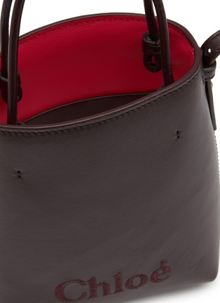 Detail View - Click To Enlarge - CHLOÉ - Sense Leather Crossbody Bag