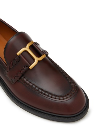 Detail View - Click To Enlarge - CHLOÉ - Marcie Logo Motif Loafer