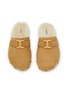 Detail View - Click To Enlarge - CHLOÉ - Marcie Leather Shearling Slides