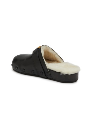  - CHLOÉ - Marcie Leather Shearling Slides