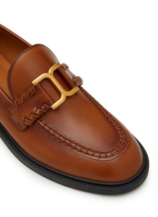 Detail View - Click To Enlarge - CHLOÉ - Marcie Logo Motif Loafer