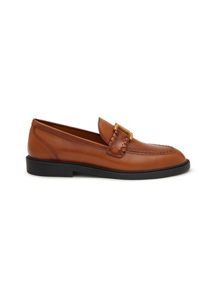 Main View - Click To Enlarge - CHLOÉ - Marcie Logo Motif Loafer
