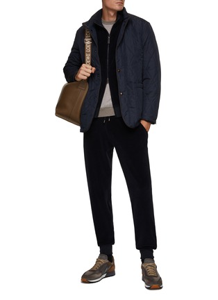 Figure View - Click To Enlarge - CANALI - Drawstring Pants