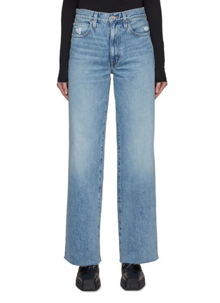 Main View - Click To Enlarge - SLVRLAKE - Grace Distressed Straight Leg Jeans