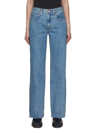Main View - Click To Enlarge - SLVRLAKE - Grace 2 Tone Re-Worked Straight Leg Jeans