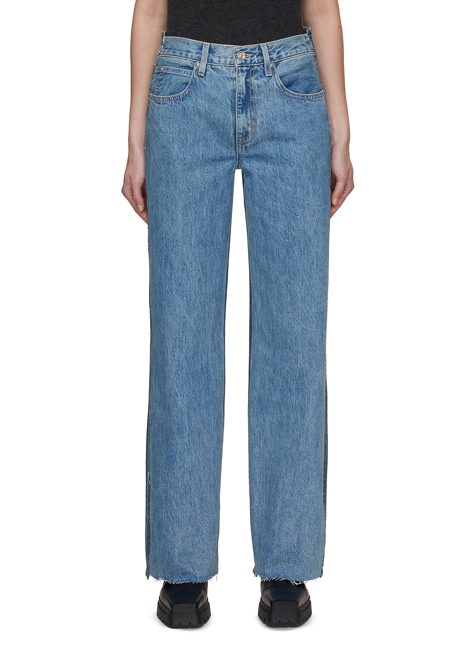 Grace 2 Tone Re-Worked Straight Leg Jeans