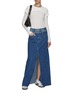 Figure View - Click To Enlarge - SLVRLAKE - Dallas Double Waistband Re-Worked Maxi Skirt