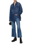 Figure View - Click To Enlarge - SLVRLAKE - Grace Cropped Straight Leg Jeans