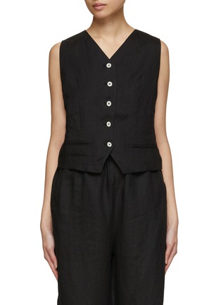 Main View - Click To Enlarge - THE LOOM - Button up Vest