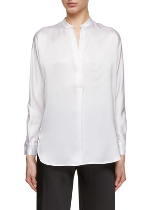 Main View - Click To Enlarge - VINCE - Band Collar Blouse