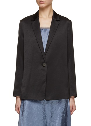 Main View - Click To Enlarge - VINCE - Fluid Satin Blazer