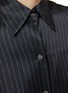  - VINCE - Pinstripe Silk Shirt