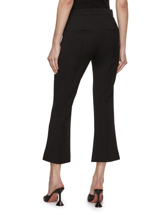 Back View - Click To Enlarge - VINCE - Mid Rise Pintuck Crop Flare Pants