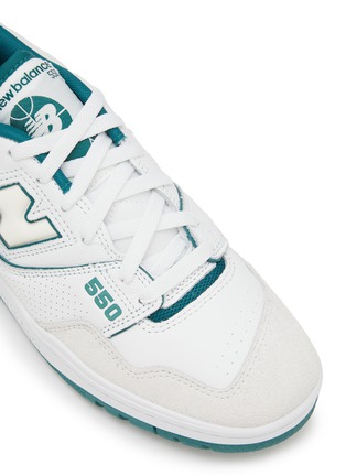 Detail View - Click To Enlarge - NEW BALANCE - 550 Low Top Leather Sneakers