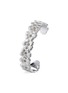 Detail View - Click To Enlarge - BUCCELLATI - Blossoms Diamond Rhodium-Plated Sterling Silver Gardenia Bracelet — Size 170