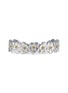 Main View - Click To Enlarge - BUCCELLATI - Blossoms Diamond Rhodium-Plated Sterling Silver Gardenia Bracelet — Size 170
