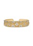 Main View - Click To Enlarge - BUCCELLATI - Macri Diamond 18K Yellow White Gold Bracelet — Size 160