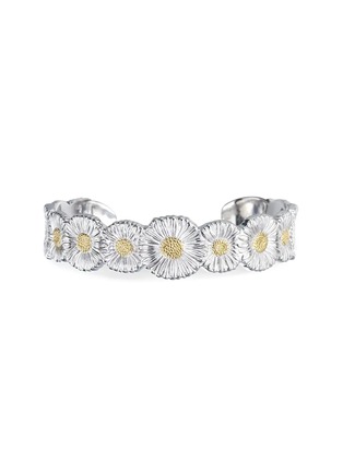 Main View - Click To Enlarge - BUCCELLATI - Blossoms Rhodium-Plated Sterling Silver Daisy Bracelet — Size 160