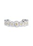 Main View - Click To Enlarge - BUCCELLATI - Blossoms Rhodium-Plated Sterling Silver Daisy Bracelet — Size 160