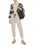 Figure View - Click To Enlarge - BRUNELLO CUCINELLI - Sequined Diamond Wool Cashmere Silk Knit Cardigan