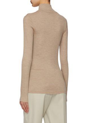 Back View - Click To Enlarge - BRUNELLO CUCINELLI - Monili Embellished Half Zip Top