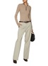 Figure View - Click To Enlarge - BRUNELLO CUCINELLI - Monili Embellished Half Zip Top