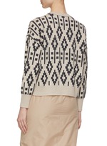 Brunello Cucinelli Cashmere Geometric Cardigan