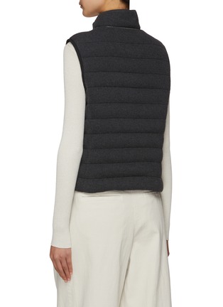 Back View - Click To Enlarge - BRUNELLO CUCINELLI - Cashmere Thin Down Puffer Gilet