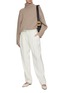 Figure View - Click To Enlarge - BRUNELLO CUCINELLI - Monili Embellishment Pleated Wool Pants