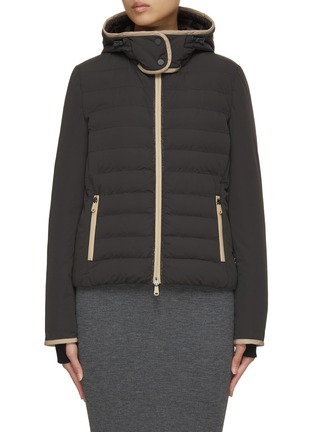 Main View - Click To Enlarge - BRUNELLO CUCINELLI - Contrast Trim Ski Down Puffer Jacket