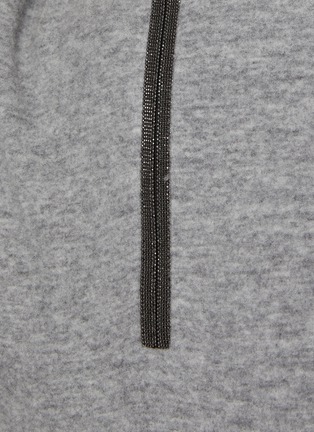  - BRUNELLO CUCINELLI - Quarter Zip Fleece Top