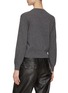 Back View - Click To Enlarge - BRUNELLO CUCINELLI - Sequined Herringbone Wool Cashmere Silk Knit Sweater