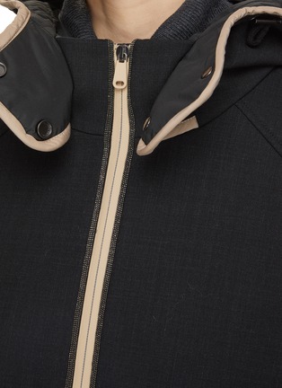  - BRUNELLO CUCINELLI - Contrast Trim Technical Wool Ski Jacket