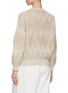 Back View - Click To Enlarge - BRUNELLO CUCINELLI - Sequined Diamond Wool Cashmere Silk Knit Sweater