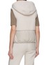 Back View - Click To Enlarge - BRUNELLO CUCINELLI - Hooded Bi-Fabric Puffer Gilet