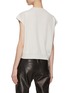 Back View - Click To Enlarge - BRUNELLO CUCINELLI - Sequined Herringbone Wool Cashmere Silk Knit Top