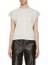 Main View - Click To Enlarge - BRUNELLO CUCINELLI - Sequined Herringbone Wool Cashmere Silk Knit Top