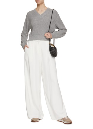 Figure View - Click To Enlarge - BRUNELLO CUCINELLI - Sequin Embellished Knit Sweater