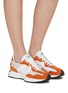 Figure View - Click To Enlarge - NEW BALANCE - 327 Suede Low Top Lace Up Sneakers