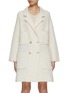 Main View - Click To Enlarge - BRUNO MANETTI - Double Breasted Waffle Wool Coat