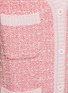  - BRUNO MANETTI - V-Neck Contrast Trim Tweed Knit Vest
