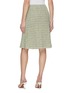 Back View - Click To Enlarge - BRUNO MANETTI - Pailette Blend Tweed Skirt
