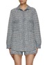 Main View - Click To Enlarge - BRUNO MANETTI - Oversize Tweed Knit Shirt