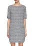 Main View - Click To Enlarge - BRUNO MANETTI - Pailette Blend Tweed Dress