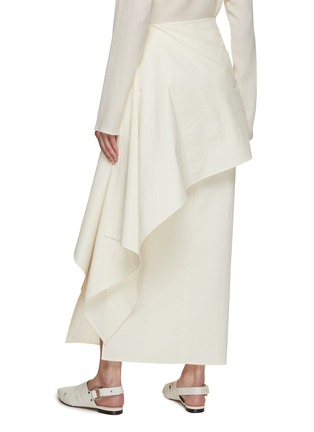 Back View - Click To Enlarge - RUOHAN - Teuri Drape Maxi Skirt