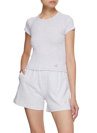 Figure View - Click To Enlarge - ALEXANDERWANG - Short Sleeve Crewneck T-Shirt