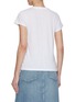 Back View - Click To Enlarge - RAG & BONE - Coffee Embroidered Patch T-Shirt