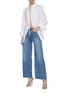 Figure View - Click To Enlarge - RAG & BONE - Sofie Cropped Wide Leg Jeans