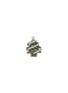 Main View - Click To Enlarge - MIO HARUTAKA - Christmas Tree 18K White Gold Diamond Gemstone Single Earring